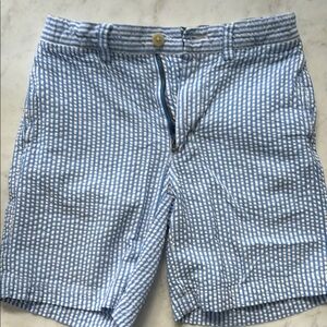 Blue and White Seersucker Shorts Vineyard Vines